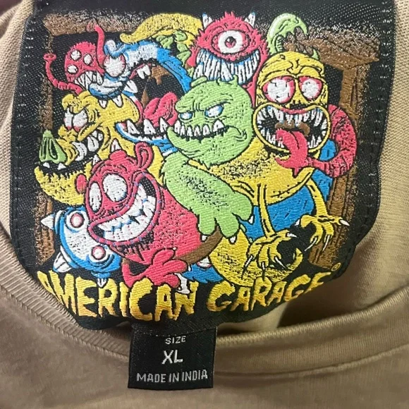 Mens Size XL Mushroom Tshirt Premium Heavy Cotton Boxy Fit Print Tee - Picture 8 of 10